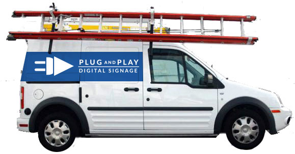 Plug and Play Digital Signage nationwide installation service